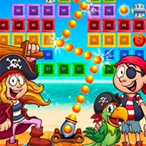 Pirate Bricks Breaker Online Game