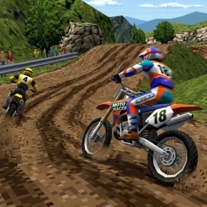 Moto Racer PS1 Racing Game