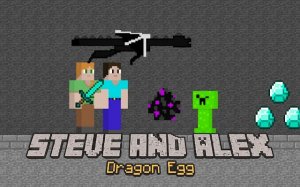 Steve and Alex Dragon Egg Adventure Online Game