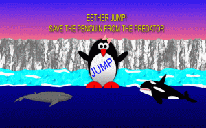 Esther the Penguin Jump: Egg Laying Adventure