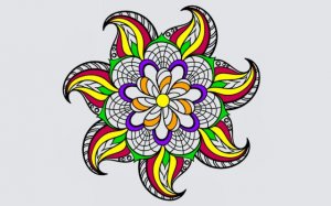 Mandala Coloring Book: Relaxing Art Therapy Game Online