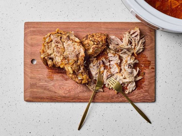 Slow Cooker Texas Pulled Pork step 3