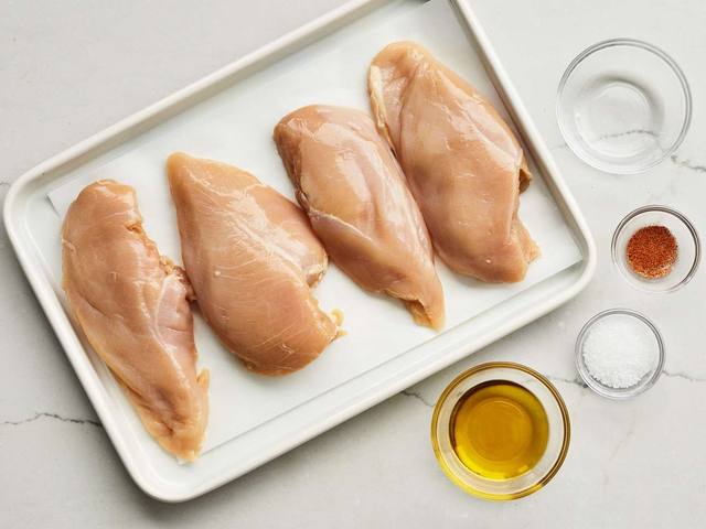 Simple Baked Chicken Breasts step 1