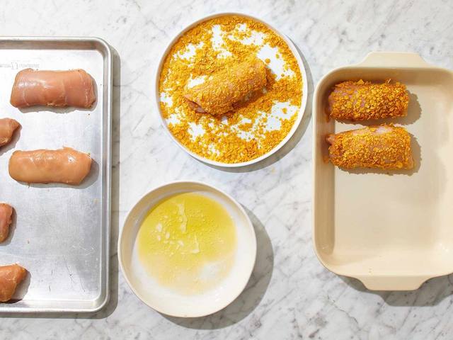 Cordon Bleu Chicken Rolls step 4