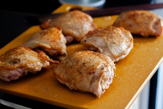 chicken rice with buttered onions-4