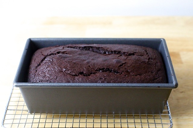 everyday chocolate cake, baked