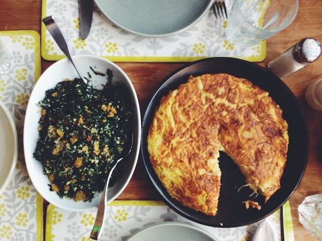 last night's blurry dinner