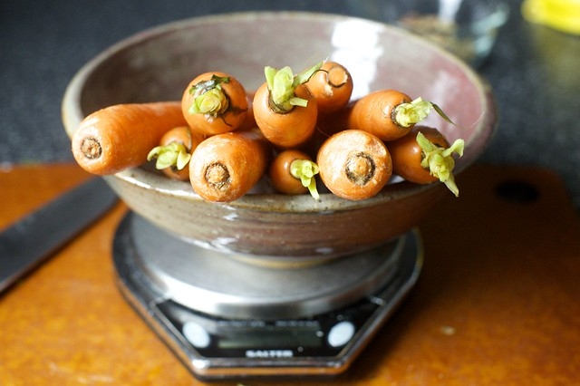 a pound of carrots