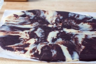 marbled dough
